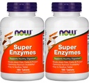 NOW Foods Super Enzymes, 180 tabletti (180 Tabs X 2)