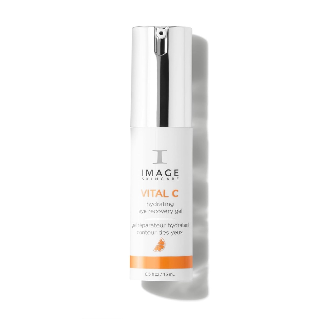 IMAGE Nahahooldus, VITAL C silmade taastamise geel, C-vitamiini ja peptiididega, et vähendada tumedate ringide, kottide ja kortsude välimust silmade all, 0,5 fl oz