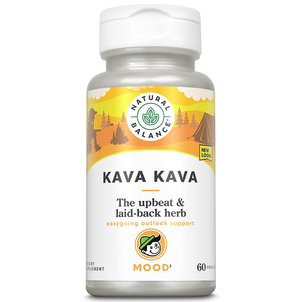 Looduslik tasakaal Kava juur | Looduslik täiendus aitab toetada lõõgastumist ja stressi vähendamist | 60 Veggie kapslit