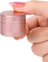 Väike pillid Case Daily Pill Box - Kaasaskantav metall pillikonteiner tasku rahakott, ühe veekindel pillide hoidja vitamiine, tursa maksaõli, meditsiin, pillide korraldaja roosa