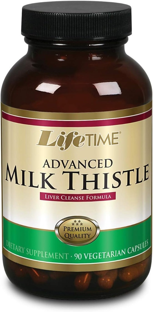 LIFETIME Piimaohakasegu Maksapuhastusvorm | Dandelioni juure ja kurkumiga (90 CT)