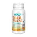 NOW Foods Supplements, DHA Kids 100 mg, toetab aju tervist *, puuviljamaitset, 60 närimiskõlblikku pehmet, pakend võib erineda