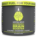 Nootropic Brain Booster (30 Servings) Nootroopne Joogi Segu Ja Aju Täiendus - Toetab Energiat, Keskendumist Ja Mälu - Nullkaloreid, Suhkruvaba - Kiwi Maasikas