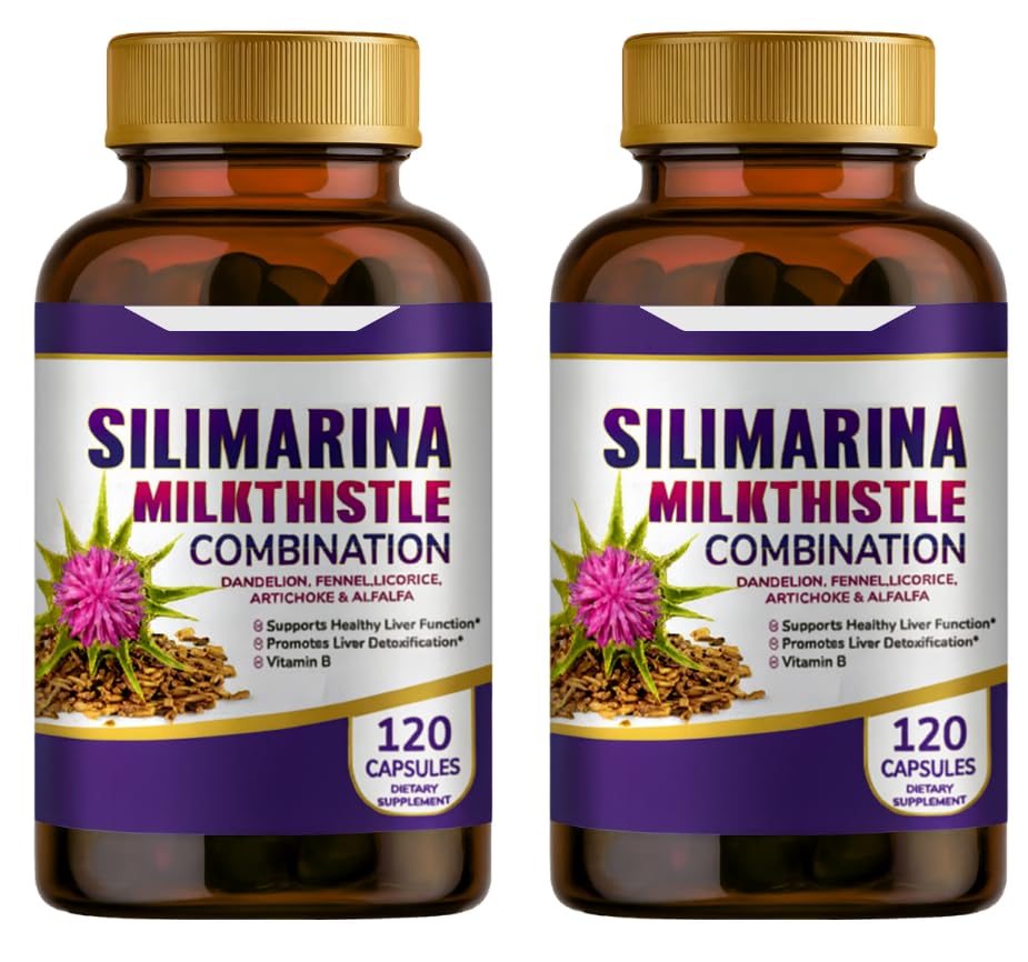 Silimarina Piimaohaka kombinatsioon, 2 Pack, 240caps.