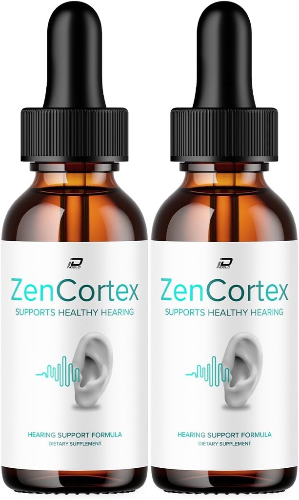 ZenCortex Tinnitus Kõrva tilgad - ZenCortex 24, Zen Cortex Liquid Drops, ZenCortex Reviews, ZenCortex Drops Ear Relief (2 Pack - 2 kuu pakkumine)