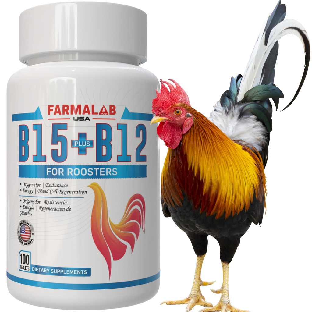 Farmalab B12 B15 kukedele B15 B12 para Gallos 100 tabletti