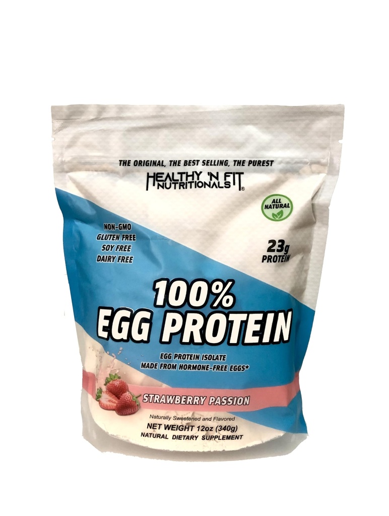 Tervislik N Fit 100 protsenti munavalku, maasika kirg, 12 Ounce
