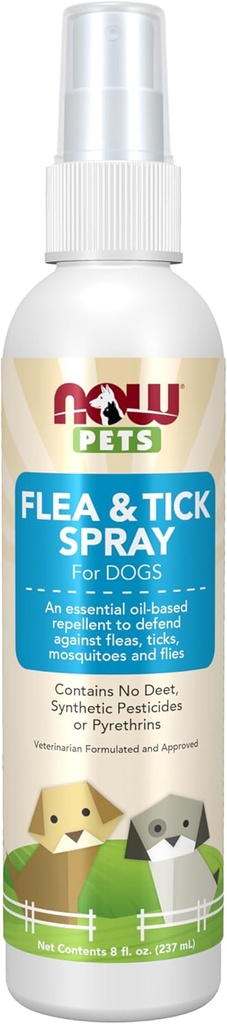NOW Lemmikloomade Tervis, Pihustid Koertele, Eeterlik Õli, Ei Deet, 8-Ounce