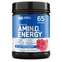 Optimum Nutrition Amino Energy - Pre Workout rohelise tee, BCAA, Aminohapped, Keto Sõbralik, Rohelise kohvi ekstrakt, energiapulber - sinine vaarika, 65 serveerimine (pakendamine võib varieeruda)