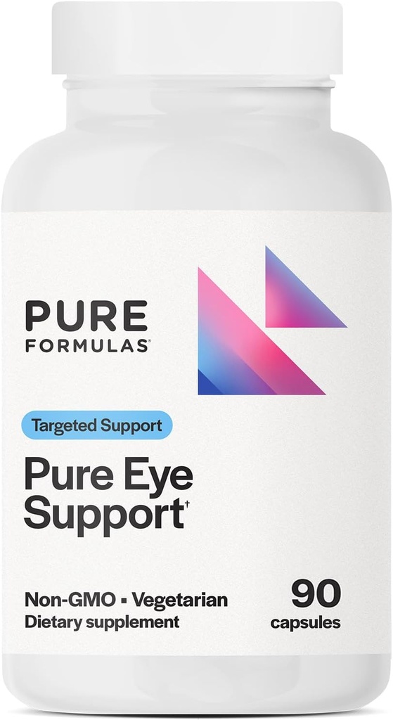 PureFormulas Pure Eye Support | Luteiin ja Zeaxanthin Supplement - 90 taimetoitlase kapslit