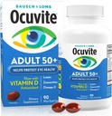 Ocuvite 50+ Eye Vitamins, Lutein & Zeaxanthin Supplement, 90 Softgels
