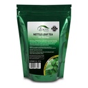 Zokiva Nutritionals - Nettle Leaf Tea Bags Mega Pack - 100 Premium Quality Mugav Orgaaniline Taimne Teekotid - Kofeiinivaba ja vegan-sõbralik taassuletav Stand Up Zip Lock Pouch