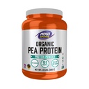 NOW Foods Sports Nutrition, sertifitseeritud orgaaniline hernevalk 15 grammi, maitsestamata pulber, 1,5 naela