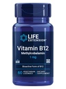 Elu pikendamine Vitamiin B12 Metüülkobalamiin, närvide tervise täiendus, kognitiivne tugi, energiavitamiin, metüülkobalamiin B12, 1 mg, kiire lahustamine, taimetoitlane, 60 lozenges
