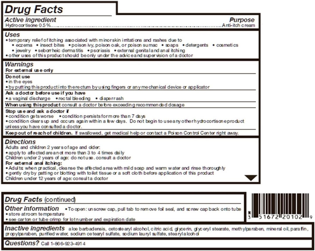 Taro Hydrocortisone Cream koos Aloe tundlik nahk, 1 oz iga (pakk 4)