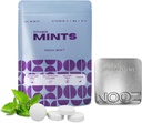 NOOZ Vitamiinimündid - Immuunsus & Vitality - värskendav piparmündi maitse | Suhkruvaba, Vitaalsust suurendavad toidulisandid väsimuse vähendamiseks ja heaoluks - Non-GMO, 150 Mints Täida kott