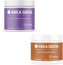 Amla Powder & Green Tea Superfood Supplement, Antioksüdant Support, valmistatud Elderberries (90 portsjonit) & Pumpkin Spice (30 portsjonit), Organic, Vegan