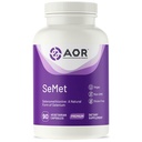 AOR, SeMet, Selenometioniin Seleeni looduslik vorm, toetab normaalset rakkude kasvu ja arengut, edendab immuunsust, mineraalset toidulisandit, 90 kapslit (90 serveerimist)
