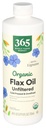 365 poolt kogu toiduturg, orgaaniline linaõli High Lignan, 24 Fl Oz