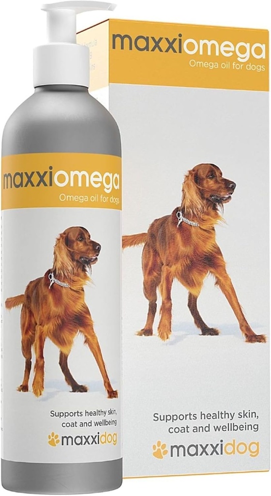 maxxipaws maxxiomega Omega 3, 6 ja 9 õlilisa - naha ja karva tugi koertele, 10oz