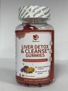 Lukaree Maks Puhasta Detox & Remont Gummies - Piimaohakas Silymarin, Dandelion, Artichoke Extract & Elderberry - No Sugar, Vaarika Maitse - 90 Count