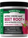 Nature's Truth Beet Root Powder | 7,73 oz | lämmastikoksiidi lisand meestele ja naistele | Vegan, mitte-GMO ja gluteenivaba Pre-Workout | Segatud marjamaitse