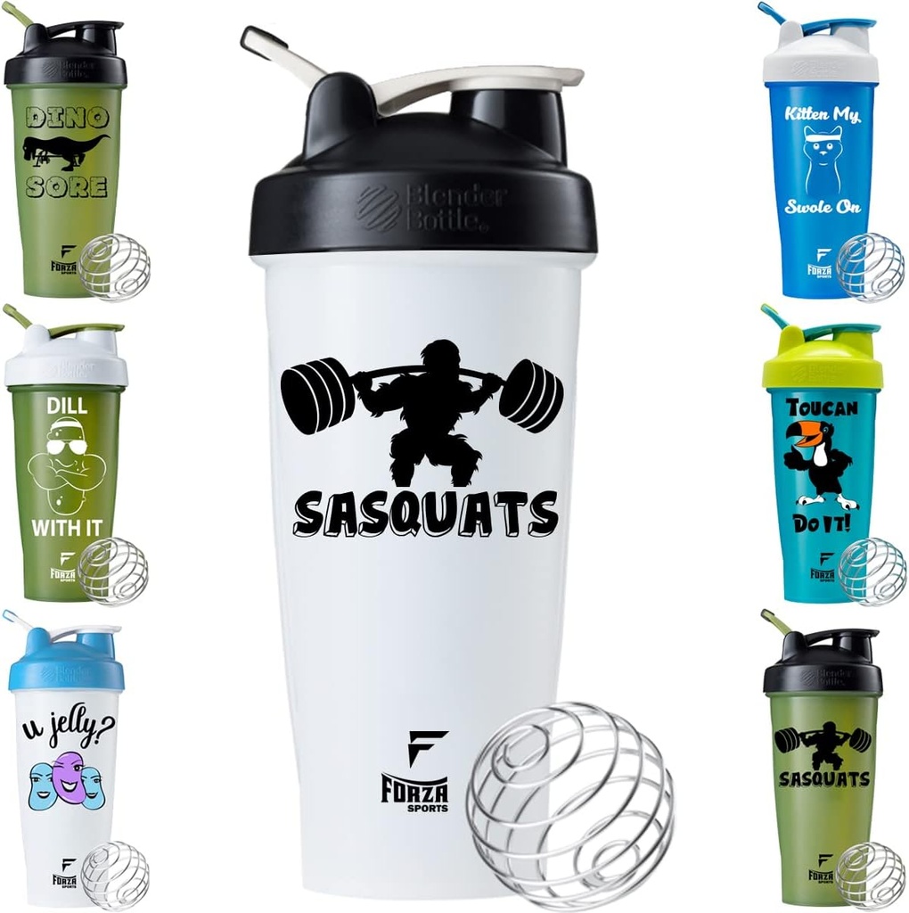 Forza Sports Blender Pudel x Classic 28 untsi. Shaker - Sasquats - Must