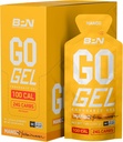 BPN Go Gel Endurance, 24 g süsivesikuid ja 100 kalorit pakendi kohta, Vegan + gluteenivaba jooksugeel, 10 ühekordselt kasutatavat pakendit, Mango