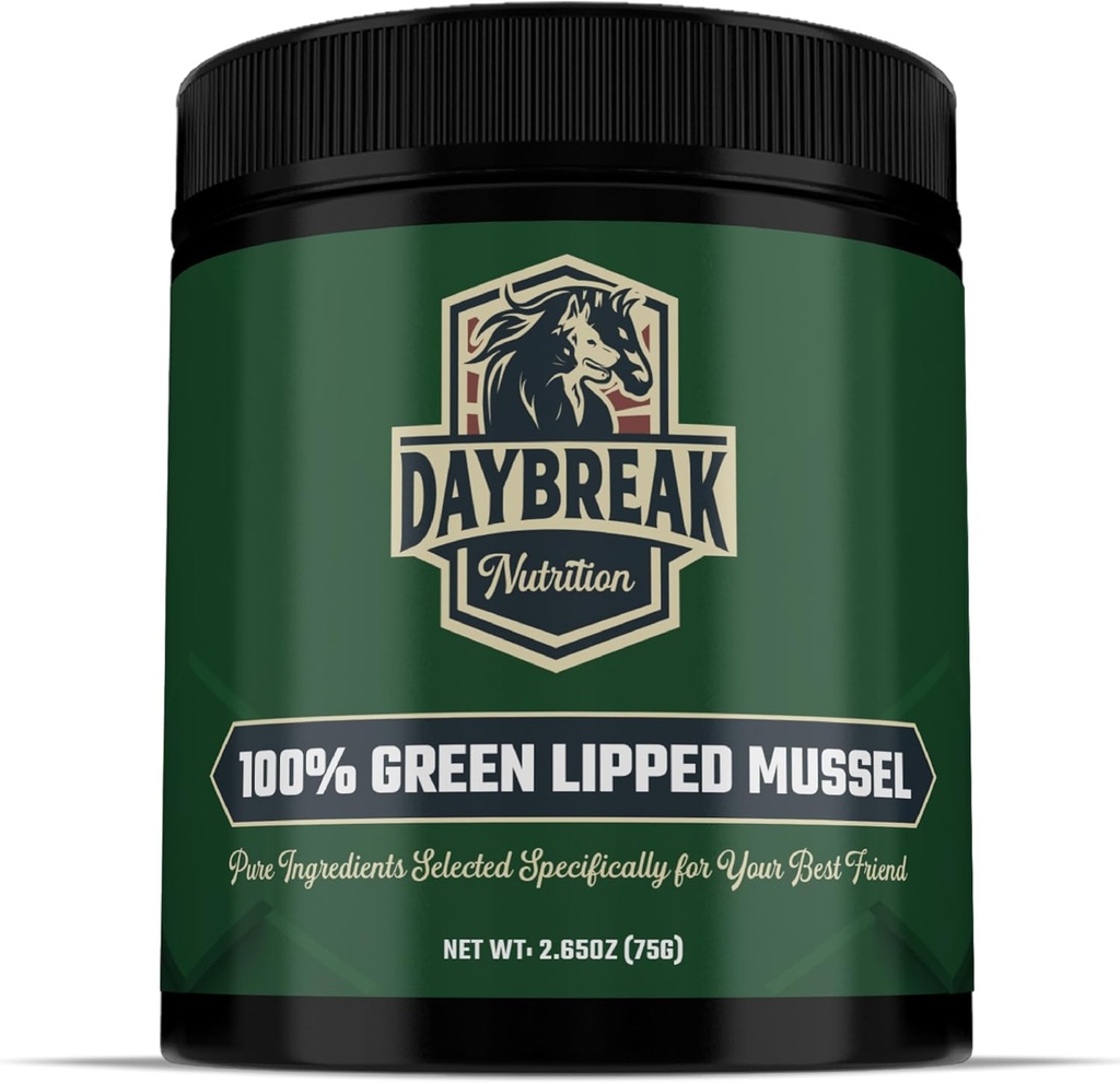 Pure Green Lipped rannakarbi pulber koertele ja kassidele - 100% Uus-Meremaa rohelised libistatud rannakarbid - põletikuvastased toidulisandid ja vitamiinid, mis aitavad teie lemmikloomal toime tulla artriidiga, liigesevalu leevendamine - 75 Grams