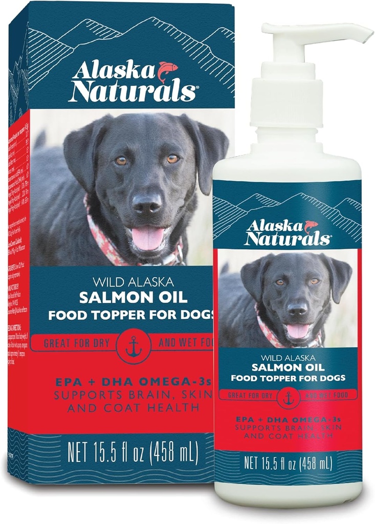 Alaska Naturals Wild Alaska Salmon Oil Topper for Dogs