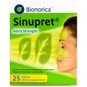 Bionorica Sinupret Täiskasvanute tugevus Sinus - Immuunsüsteemi tugilisa - Kõik looduslikud - taimsed ninapassaažid ja immuunsuse suurendamine - 25 tabletti