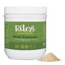 Riley multi-Essentials Multivitamiinid koertele - Vitamiinid, mineraalid, Spirulina, Kelp ja piimaohakas toitumisalaseks toetuseks - Kutsikas ja vanem koer Vitamiinid - 8oz Pulber