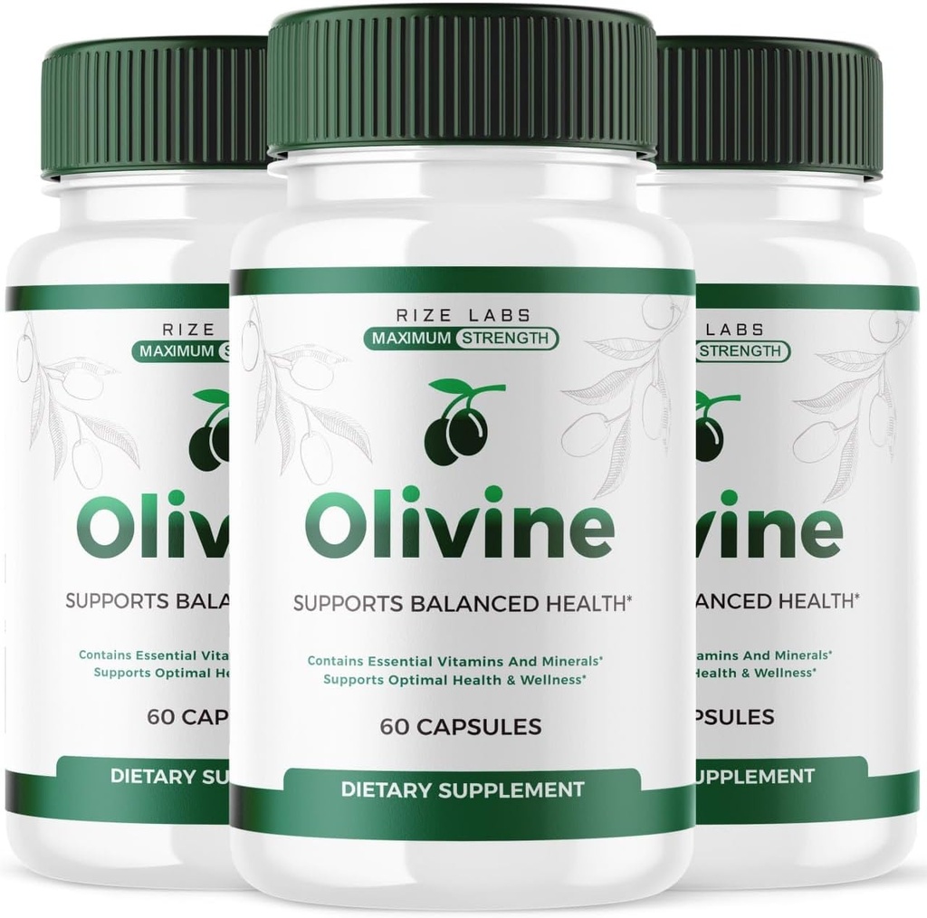 Rize labs (3 Pack) Olivine kaalulangus täiendada, Olivine Superfood kapslid kogu keha heaolu ja tervislik elustiil, Olivine pillid Leaner Füüsika, Olive Vine Reviews (180 kapslit)
