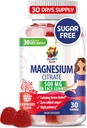 Magneesiumkummid lastele ja täiskasvanutele - 500mg - rahulikud magneesiumi närimiskummid - magneesiumtsitraadi närimislisand meeleolu ja lihaste toetamiseks