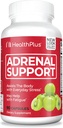 Health Plus Adrenal Cleanse Ashwagandha kapslid neerupealiste funktsiooni ja antioksüdantide toetamiseks ja stressi leevendamiseks, 90 kapslit