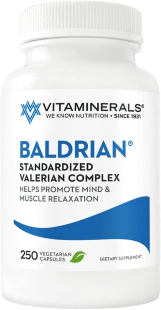 Vitaminerals 33 Baldrian® Original Natural Lõõgastav tugi Standardiseeritud Valerian (250)