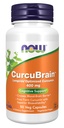 NOW Supplements, CurcuBrain TM 400 mg koos Longvida® optimeeritud kurkumiiniga, 50 Veg kapslit