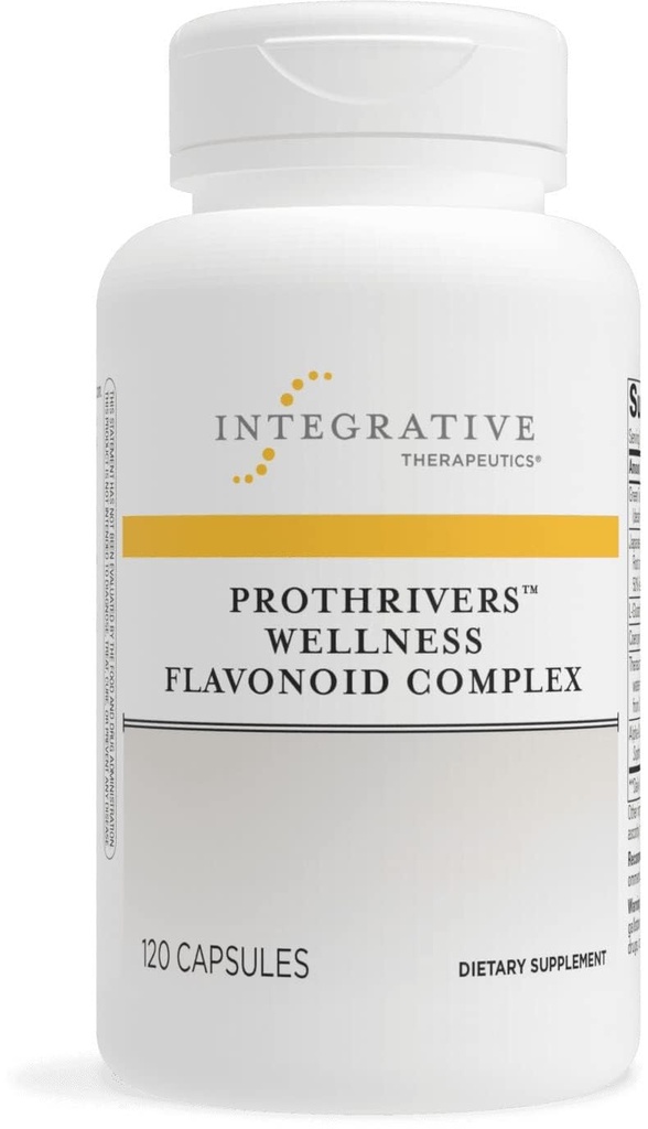 Integratiivsed ravimeetodid ProThrivers Wellness Flavonoid Complex - toetab tervislikke antioksüdante * - CoQ10, kurkumiini ekstrakti, rohelise tee ekstrakti ja L-glutatiooniga - piimavaba - 120 kapslit