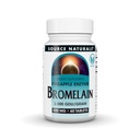Allikas Naturals Bromelain, 2000 GDU / GRAM, ananassi ensüüm, 500 MG - 60 tabletti
