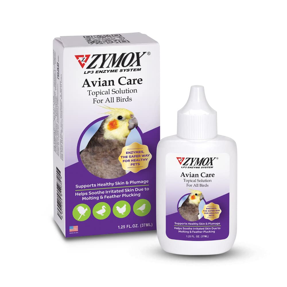 ZYMOX Avian Care Topical Solution w/o Hydrocortisone - 1,25 oz