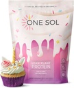 One Sol Lean taimepõhine valgupulber, herne ja pruuni riisi valk, madal süsivesik, vegan sõbralik - gluteeni, laktoosi ja sojavaba - ilma lisatud suhkruta, mitte-GMO, puhas toitumine, ei puhu (Unicorn Milkshake)