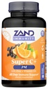 Zand Immunity Super C + PM, öine immuunsuse tugi Plus melatoniin, 1000mg PureWay-C-vitamiin C, tsink, D3 & Elderberry, tõhustatud imendumine - 60 tabletti, 30 serveerimist