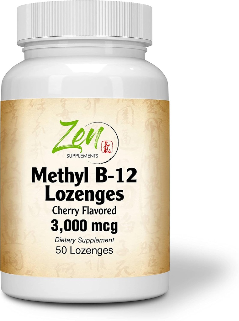 Metüülvitamiin B-12 täiendus - vitamiinidega B6, folaat, biotiin - südame-veresoonkonna tervise, tervisliku immuunsüsteemi, aju ja närvifunktsiooni toetamine - 50 sentimeetrit