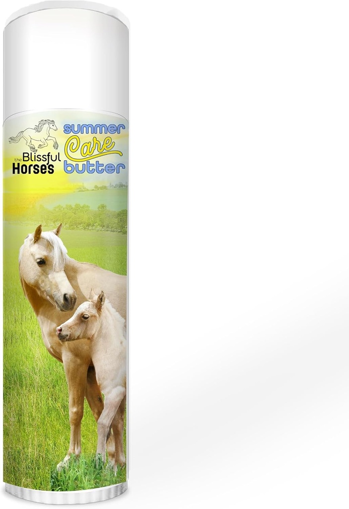 Blissful Horses Summer Care Sun Butter, õrn hobune Päikesekaitsekreem, lihtne rakendada Hobuste Sunblock lahendus, Must-Have Horse Essentials for All Day Sun Protection, 0,50 oz.