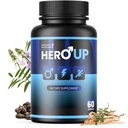 HeroUP - Natural Wellness Supplement koos taimepõhiste koostisosadega - Non-GMO, Stimulant-Free | Valmistatud USA-s, GMP-sertifitseeritud | 60 kapslit, 1 kuu tarne