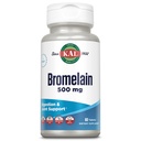 KAL Bromelain 500 mg, seedimine ja ühine tugilisand, seedeensüümid, ananassiekstrakt, kiire lagunemine, vegan, valmistatud ilma piima või sojata, Lab Verified, 60 serveerimist, 60 tabletti