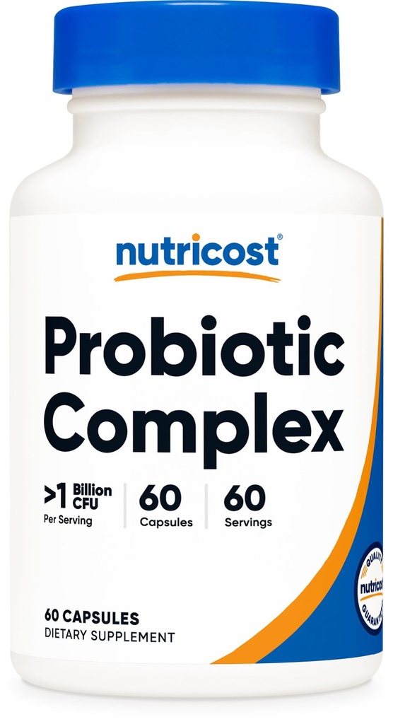 Nutrikost probiootiline kompleks (>1 miljardit CFU) 60 kapslit - gluteenivaba, mitte-GMO
