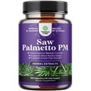 Öine kaitse Saw Palmetto meestele - Saw Palmetto ekstrakt Prostate Supplement meestele aitab vähendada öist urineerimist Sageduse kiireloomulisus ja üliaktiivne põis koos lükopeeni kõrvitsaseemnete ja melatoniiniga