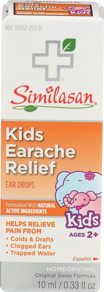Similasan, Kids Earache Relief Drops, 0,33 Fl Oz3