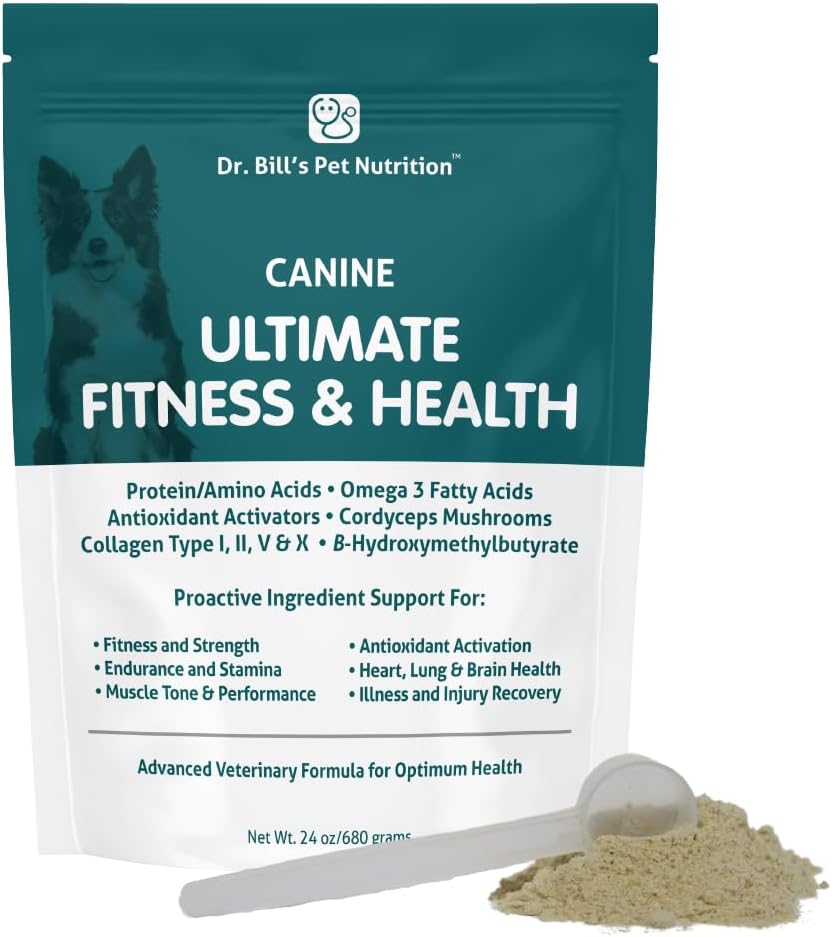 Dr Billi koerte ülim sobivus ja tervislikud vitamiinid koertele | Multivitamiin koertele w/koensüüm Q-10, E-vitamiin, D-3 vitamiin, biotiin, foolhape, hüaluroonhape Koer Vitamiinid ja toidulisandid 680 g
